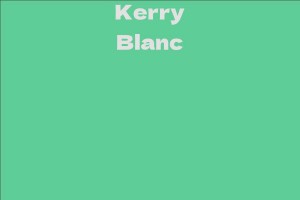 Kerry Blanc