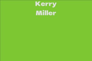Kerry Miller