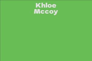 Khloe Mccoy