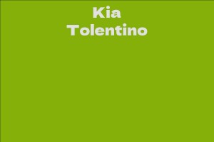 Kia Tolentino