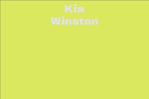 Kia Winston