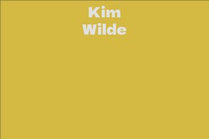 Kim Wilde