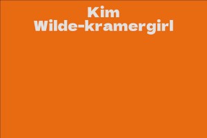 Kim Wilde-kramergirl