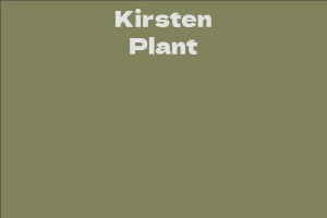 Kirsten Plant