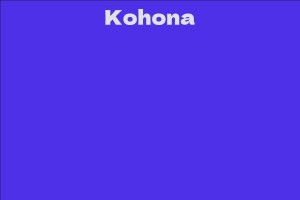Kohona