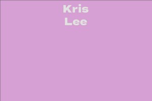 Kris Lee
