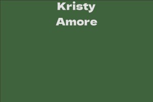 Kristy Amore