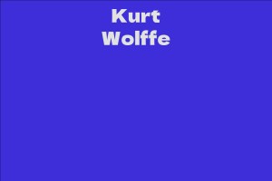 Kurt Wolffe