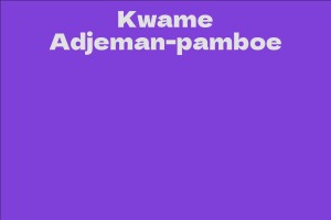 Kwame Adjeman-pamboe