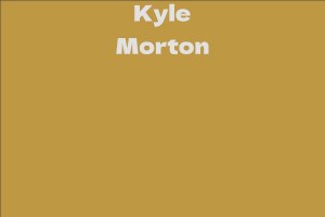 Kyle Morton