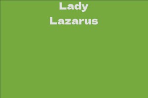 Lady Lazarus