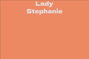 Lady Stephanie