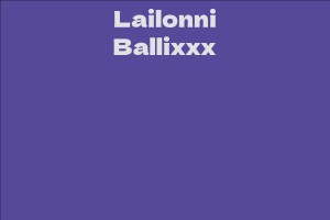 Lailonni Ballixxx