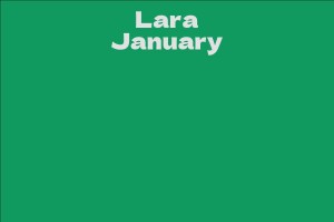 Lara January