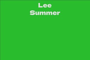 Lee Summer