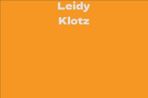 Leidy Klotz