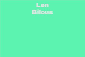Len Bilous