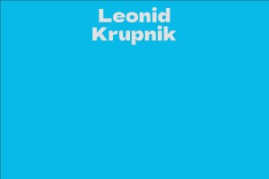 Leonid Krupnik