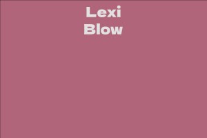 Lexi Blow