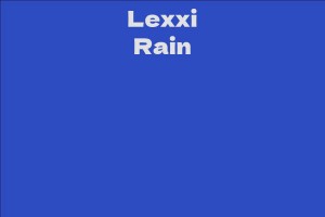 Lexxi Rain