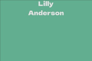 Lilly Anderson