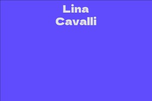 Lina Cavalli