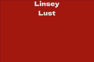 Linsey Lust