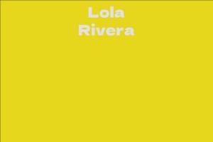 Lola Rivera
