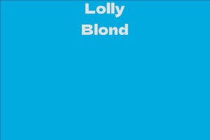 Lolly Blond