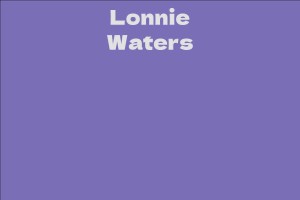 Lonnie Waters