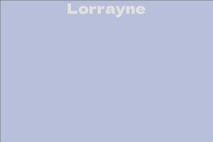 Lorrayne