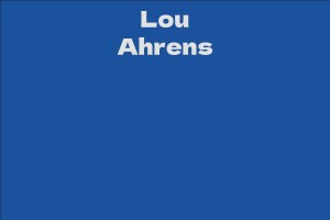 Lou Ahrens