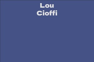 Lou Cioffi