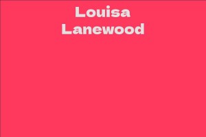 Louisa Lanewood