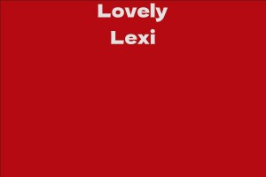 Lovely Lexi