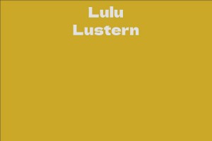 Lulu Lustern
