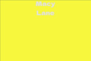 Macy Lane