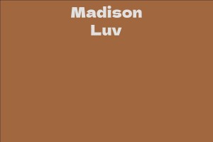Madison Luv