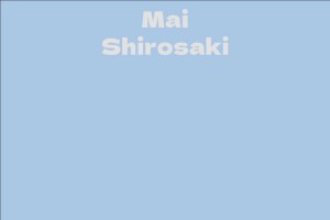 Mai Shirosaki