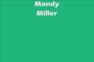 Mandy Miller