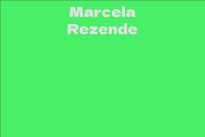 Marcela Rezende