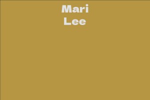 Mari Lee