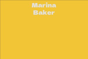 Marina Baker