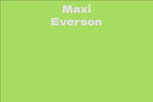 Maxi Everson