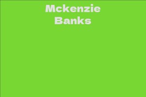 Mckenzie Banks