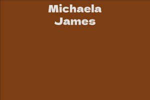 Michaela James