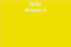 Milo Madera