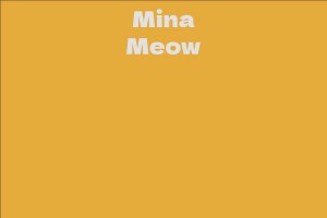 Mina Meow