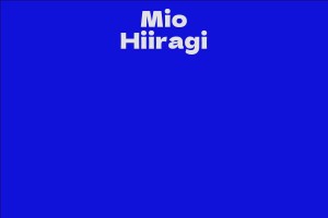 Mio Hiiragi