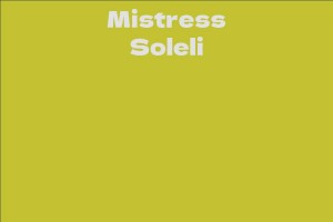 Mistress Soleli